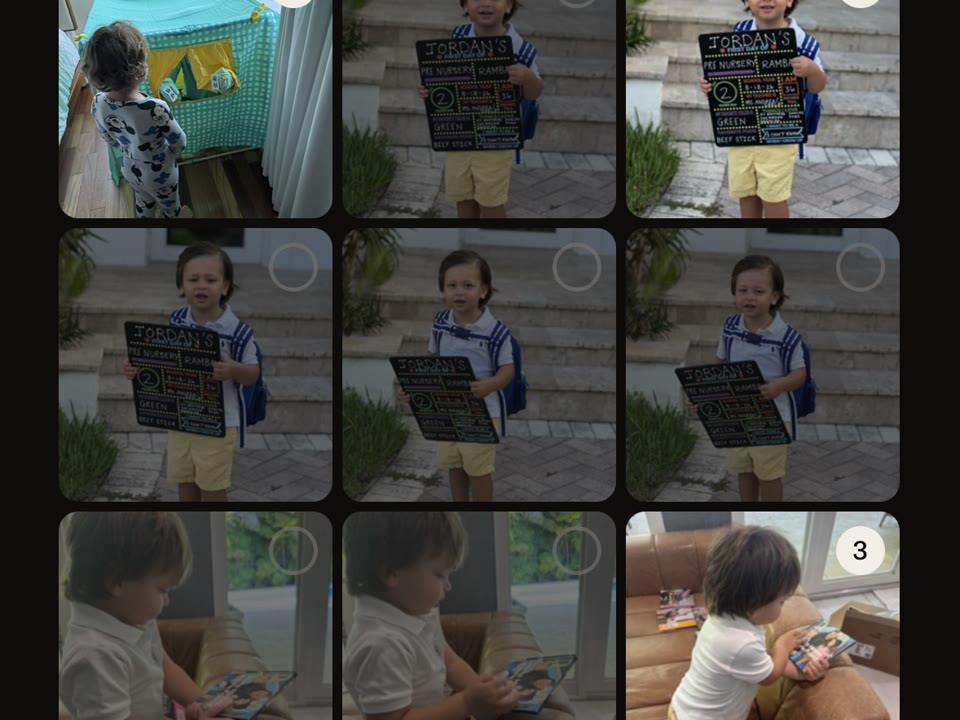 Picking photos in Flickback